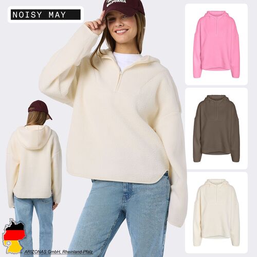 Kapuzenpullover mit Frontrei�verschluss in kuscheligem Stoff