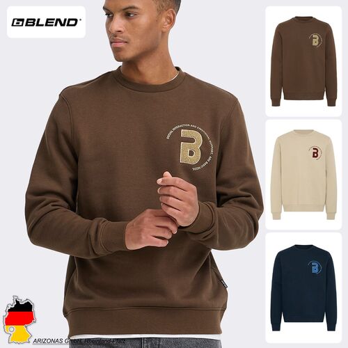 Lang�rmliges Shirt mit Rundhals und gestreiftem Muster