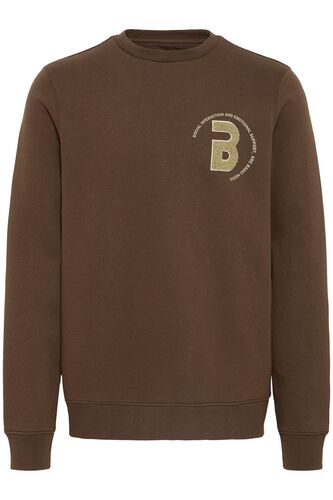 Lang�rmliges Shirt mit Rundhals und gestreiftem Muster 