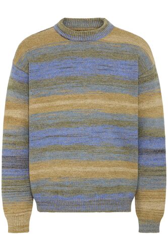 Gem�tlicher gestrickter Pullover mit langen �rmeln 