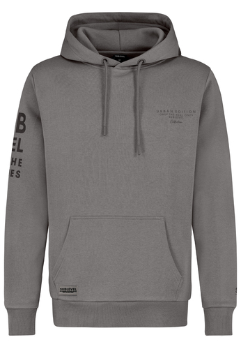 Hoodie mit Frontprint und Kapuze f�r Herren 
