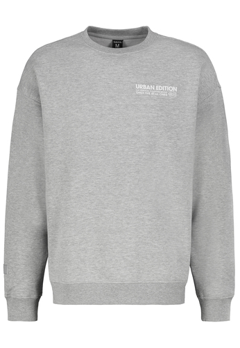 Urban Edition Sweatshirt Rundhals mit Rippblende 