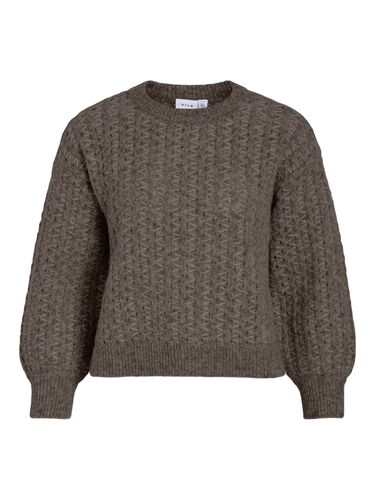 Bequemer, gestreifter Pullover fr kalte Wintertage 