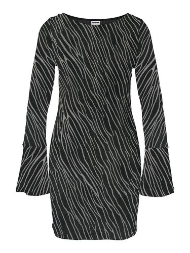 Elegantes kurzes Kleid mit Spaghettitr�gern und Blumenmuster 