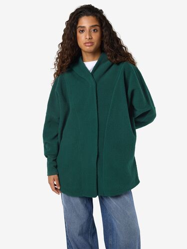 Strickjacke Teddy Oversized mit Kapuze 