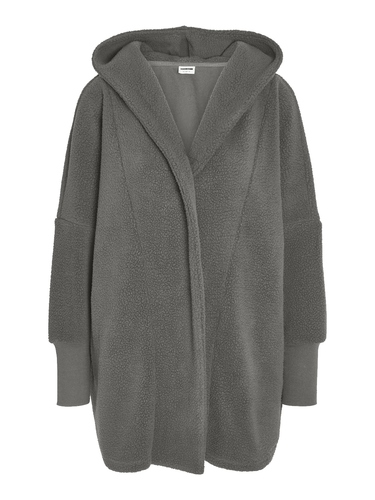 Strickjacke Teddy Oversized mit Kapuze 