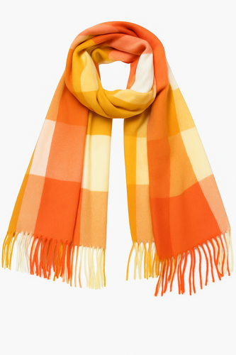 Eleganter Kaschmir-Schal mit Fransen und geometrischem Muster Weich Modisch 