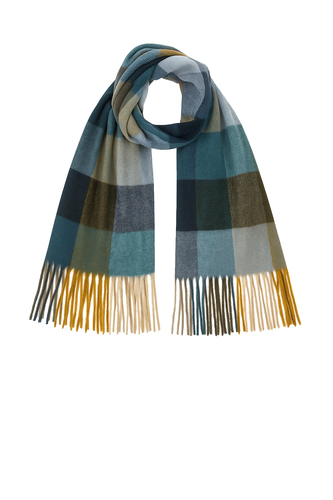 Modischer Schal mit Fransen und geometrischem Muster Leicht 