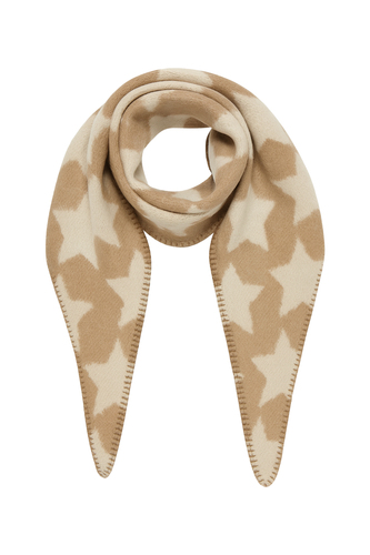 Schal Muster Sterne Warm Weich 