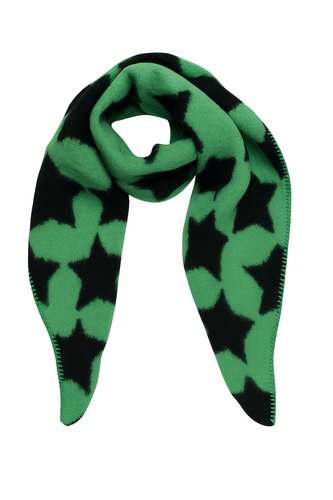 Schal Muster Sterne Warm Weich 