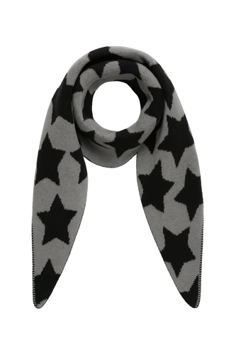 Schal Muster Sterne Warm Weich 