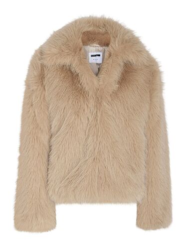 Flauschige Jacke mit luxuri�sem Design perfekt f�r Herbst 