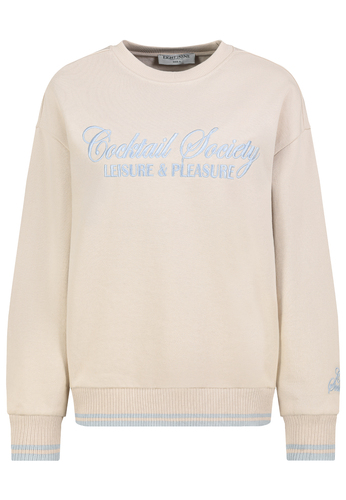 Langarmshirt Pastell mit Stickerei 