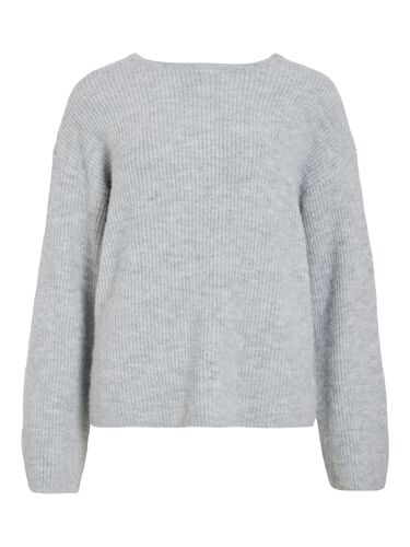 Pullover mit Schleifen-Detail und geripptem Design 