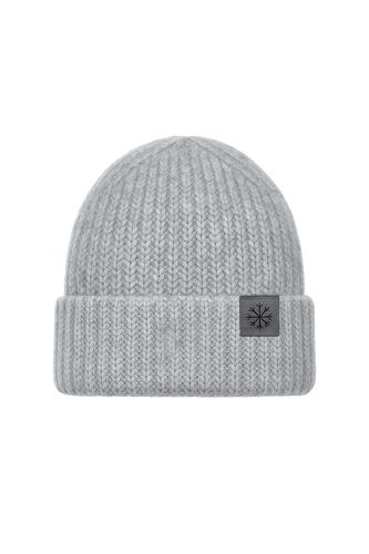 Strickm�tze Warm Flauschig mit dezenter Schneeflocke 