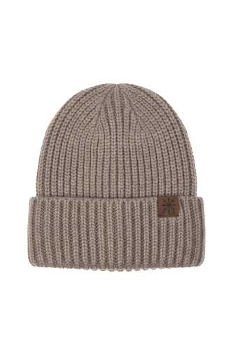 Strickm�tze Warm Flauschig mit dezenter Schneeflocke 