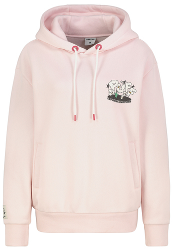L�ssiger Hoodie mit Motiv-Print und humorvollem Slogan 