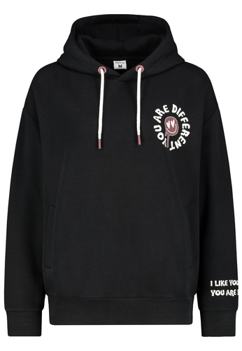 Trendiger Hoodie mit Blumenmotiv und lustigem Grafikdesign 