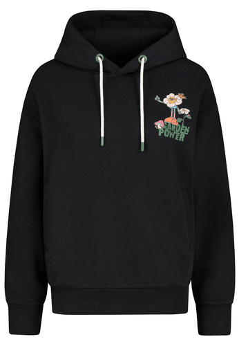 Hoodie mit Positive-Print und Kapuze lustiges Design 