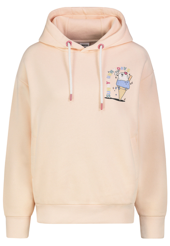 Hoodie mit Positive-Print und Kapuze lustiges Design 