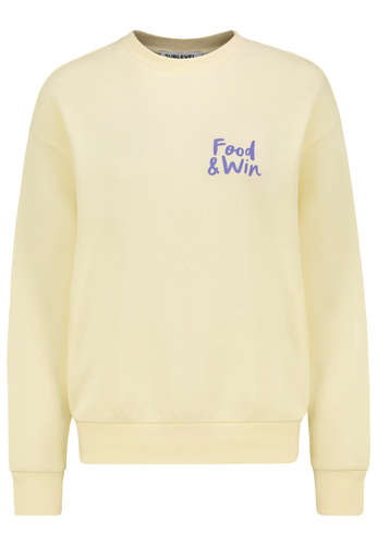 Sweatshirt mit modernen Prints Dropped Shoulder  