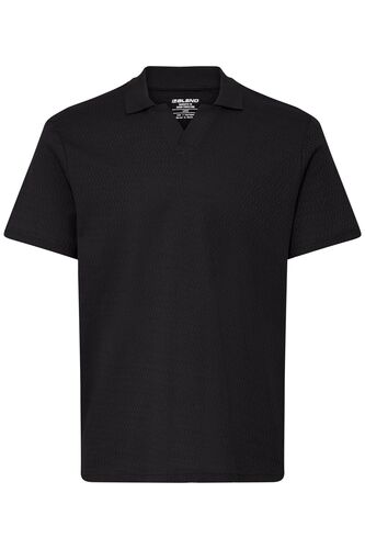 Stilvolles Kurzarmshirt V-Ausschnitt Polokragen Casual 