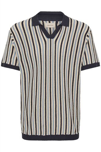 Stilvolles Kurzarmshirt V-Ausschnitt Rippb�ndchen Casual 