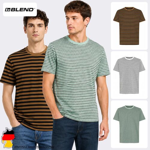 Kurz�rmeliges Basic-T-Shirt Rundhalsausschnitt Sommer