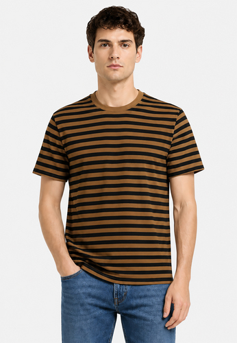 Kurz�rmeliges Basic-T-Shirt Rundhalsausschnitt Sommer 