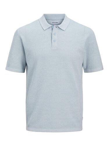 Jack & Jones Knit Polo-Shirt mit Knopfleiste und Kurzarm 