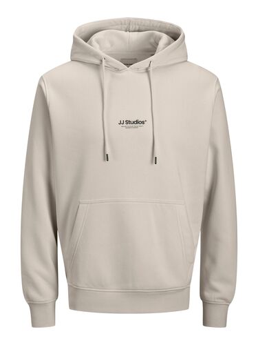 Jack & Jones Hoodie Eingrifftaschen Rippb�ndchen Kordelzug 