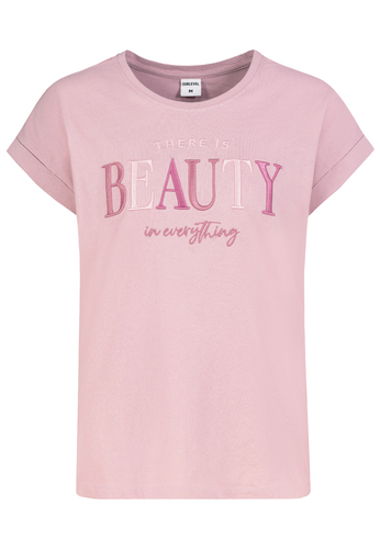 L�ssiges Shirt Kurzarm Rundhalsausschnitt Sommerlich 