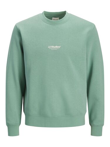 Jack & Jones Bequemes Sweatshirt Rundhals Rippb�ndchen Atmungsaktiv 