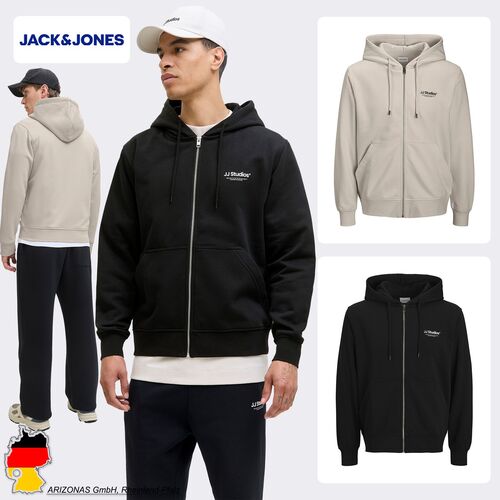 Jack & Jones Hoodie Eingrifftaschen Rippb�ndchen Kapuzenpullover