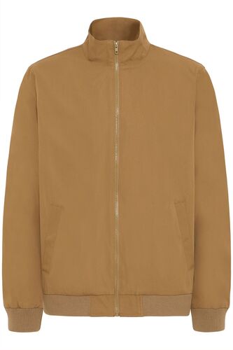 �bergangsjacke Rei�verschluss Hochabschlie�ender Kragen  