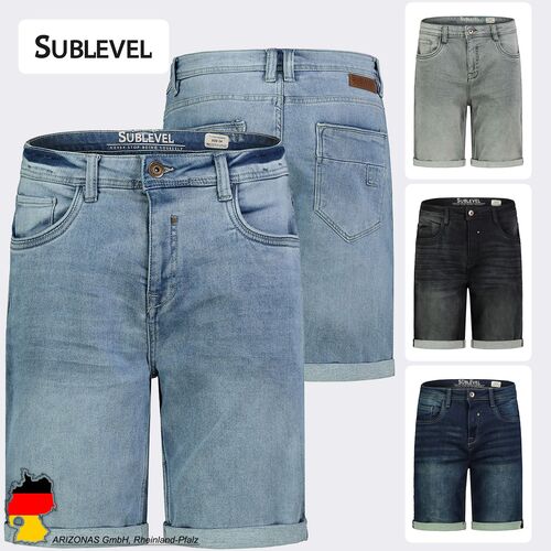 Unifarbene Shorts Gerade Schnitt 5 Pocket Design Basic