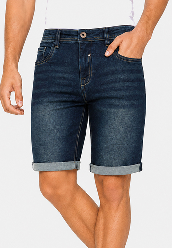 Unifarbene Shorts Gerade Schnitt 5 Pocket Design Basic 