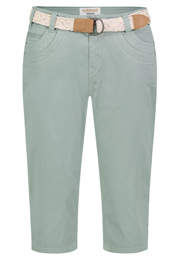 Stilvolle Shorts Flechtg�rtel Seitentaschen Alltag  