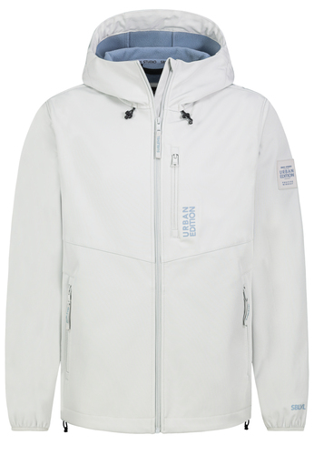 Softshelljacke Kapuze Elastische B�ndchen Gerade Passform 