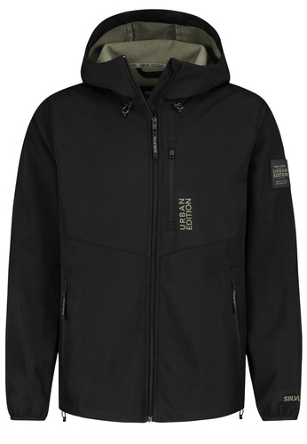 Softshelljacke Kapuze Elastische B�ndchen Gerade Passform 
