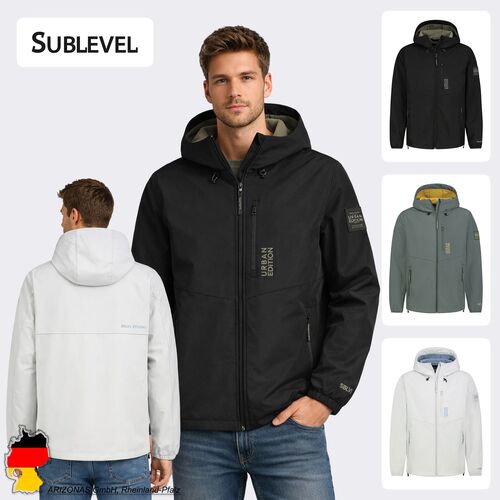 Softshelljacke Kapuze Elastische B�ndchen Gerade Passform