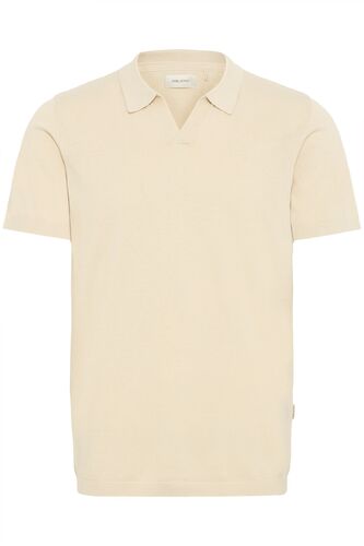 Kurzarm Poloshirt V-Ausschnitt Haifischkragen Basic 