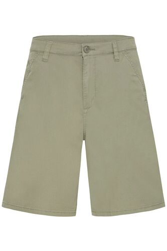 Weite Chinoshorts Rei�verschluss Cargotaschen Einfarbig 