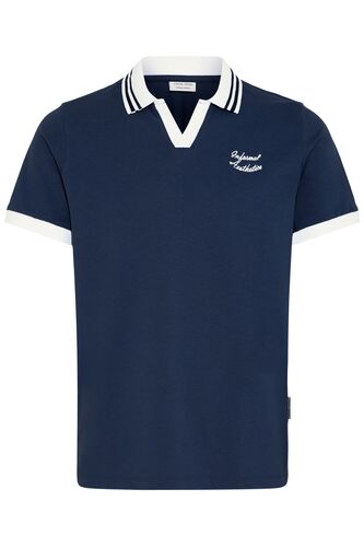 Modernes Poloshirt Polokragen V-Ausschnitt Einfarbig 