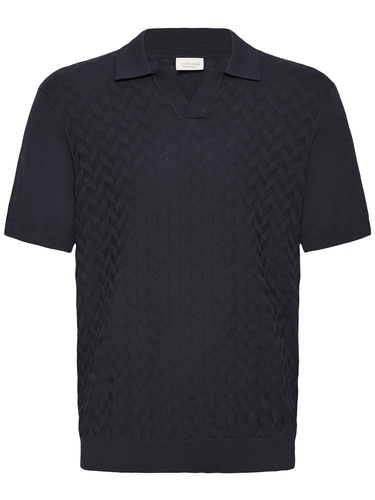 Modernes Poloshirt Polokragen Einfarbig V-Ausschnitt 