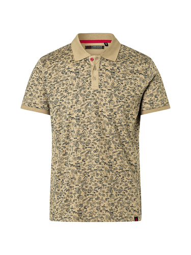 Modernes Poloshirt Polokragen Kurzarm Knopfverschluss 