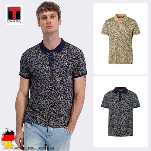 Modernes Poloshirt Polokragen Kurzarm Knopfverschluss