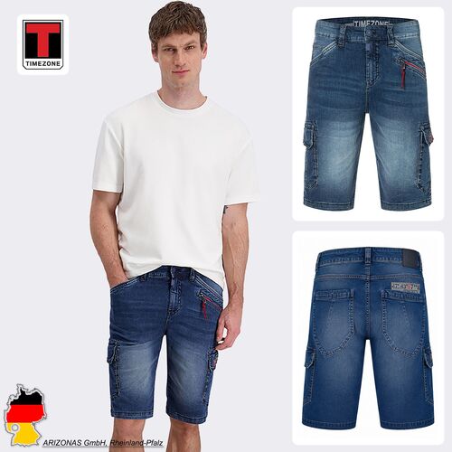 Cargoshorts Knielang Cargotaschen Rei�verschluss Sommer