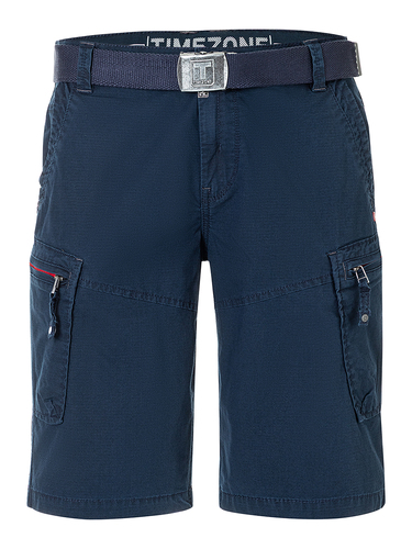 Cargo-Shorts G�rtel Knielang Rei�verschluss Regular Fit  