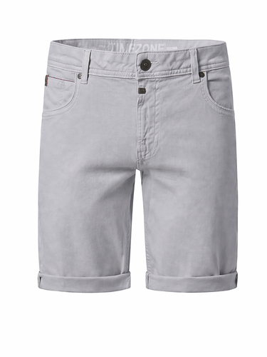 Slim Fit Shorts verdeckter Zip Fly 5-Pockets Atmungsaktiv 